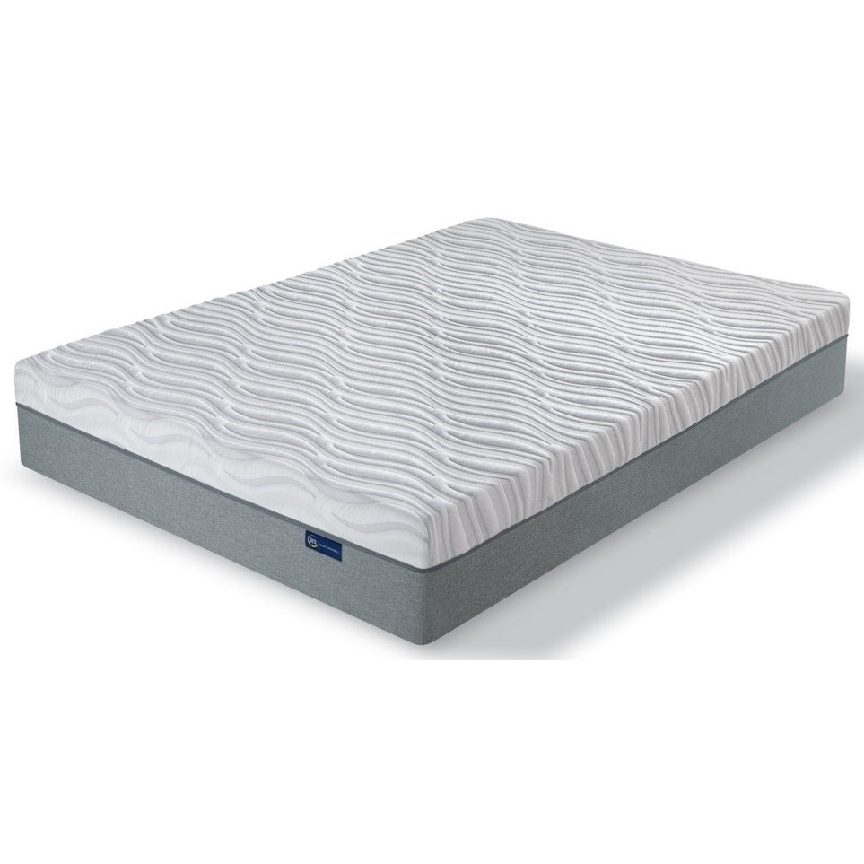 Serta queen gel top memory foam mattress